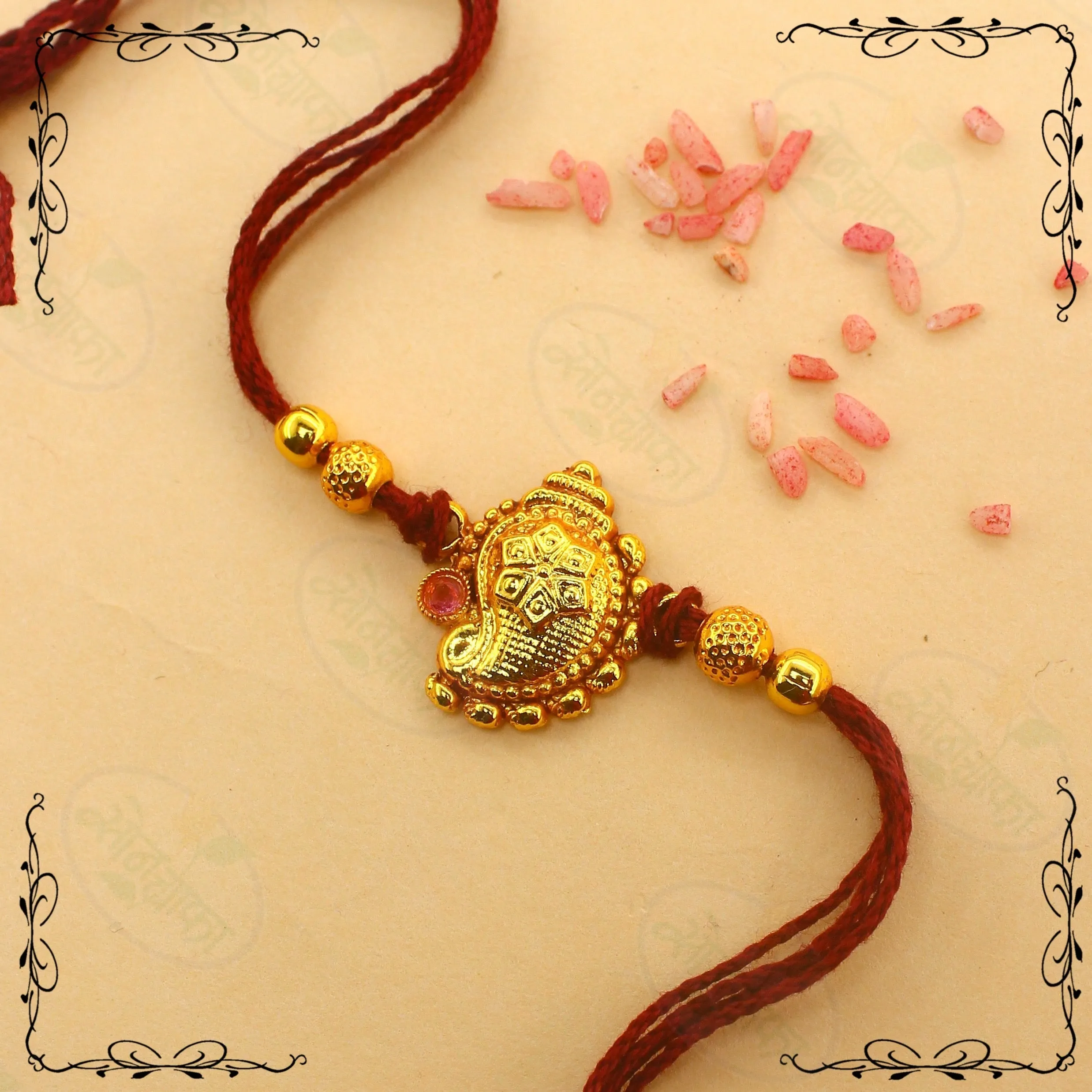 BEAUTIFUL SHELL RAKHI